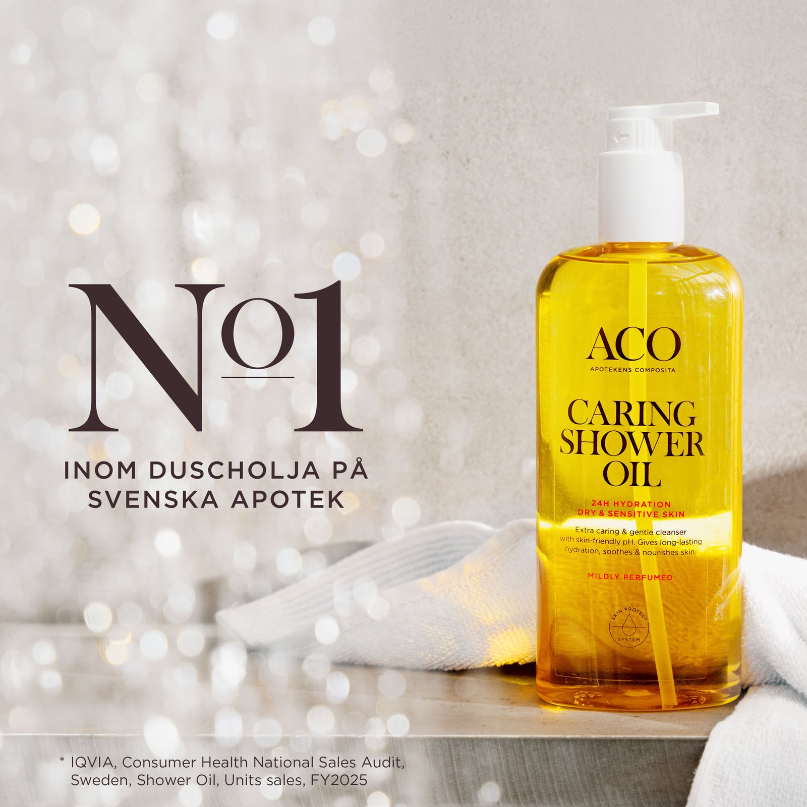 ACO Body Caring Shower Oil P 400 ml