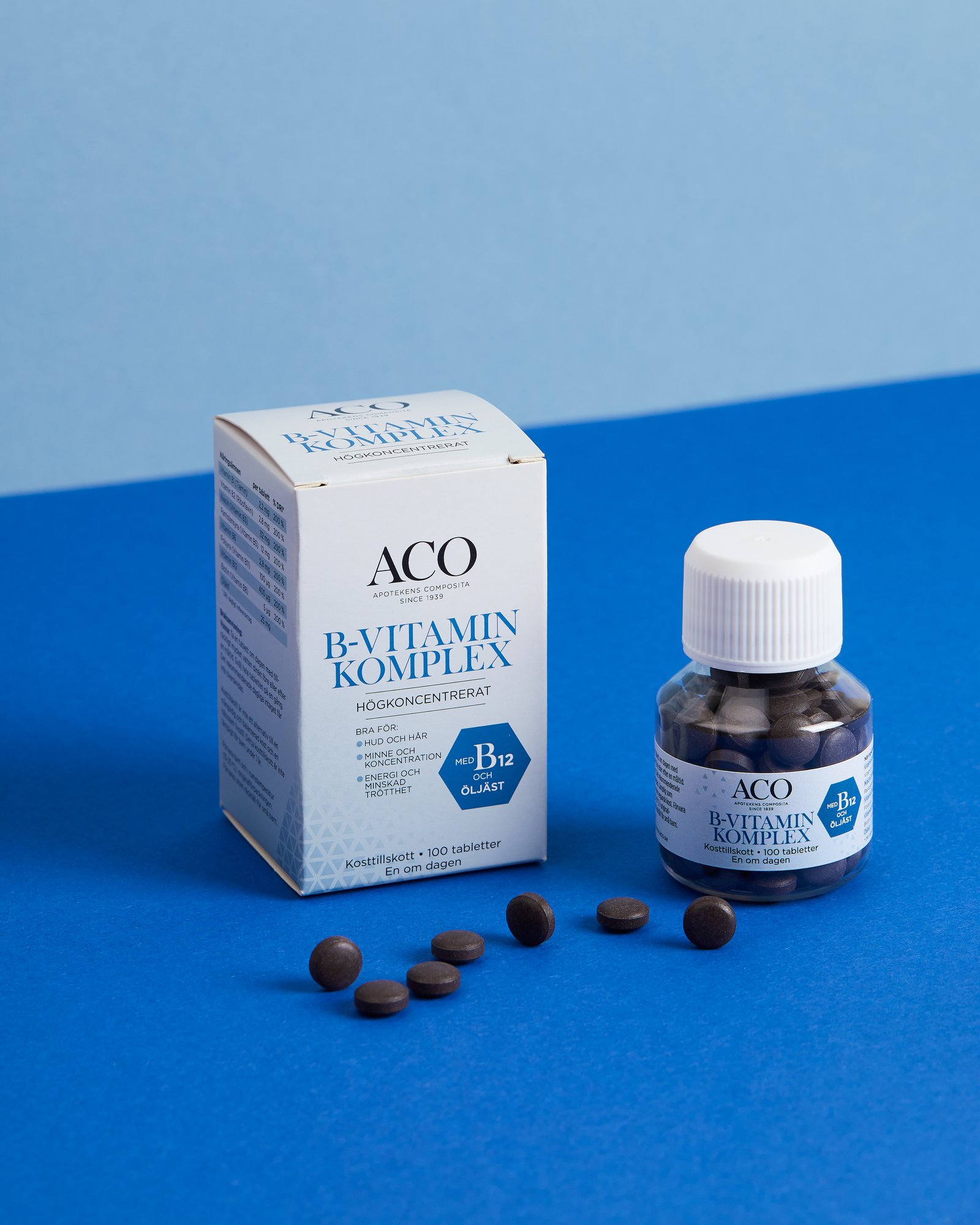 ACO B-vitamin Komplex 100 tabletter