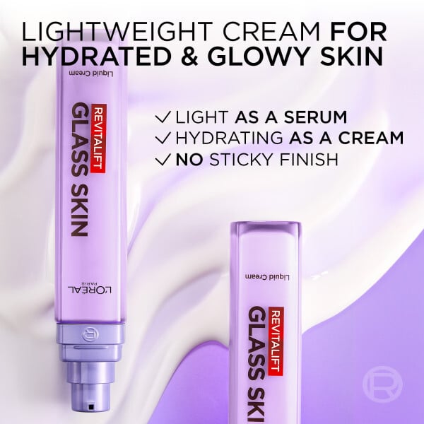 L'Oréal Paris Revitalift Filler Glass Skin Liquid Cream For Normal Skin 50 ml