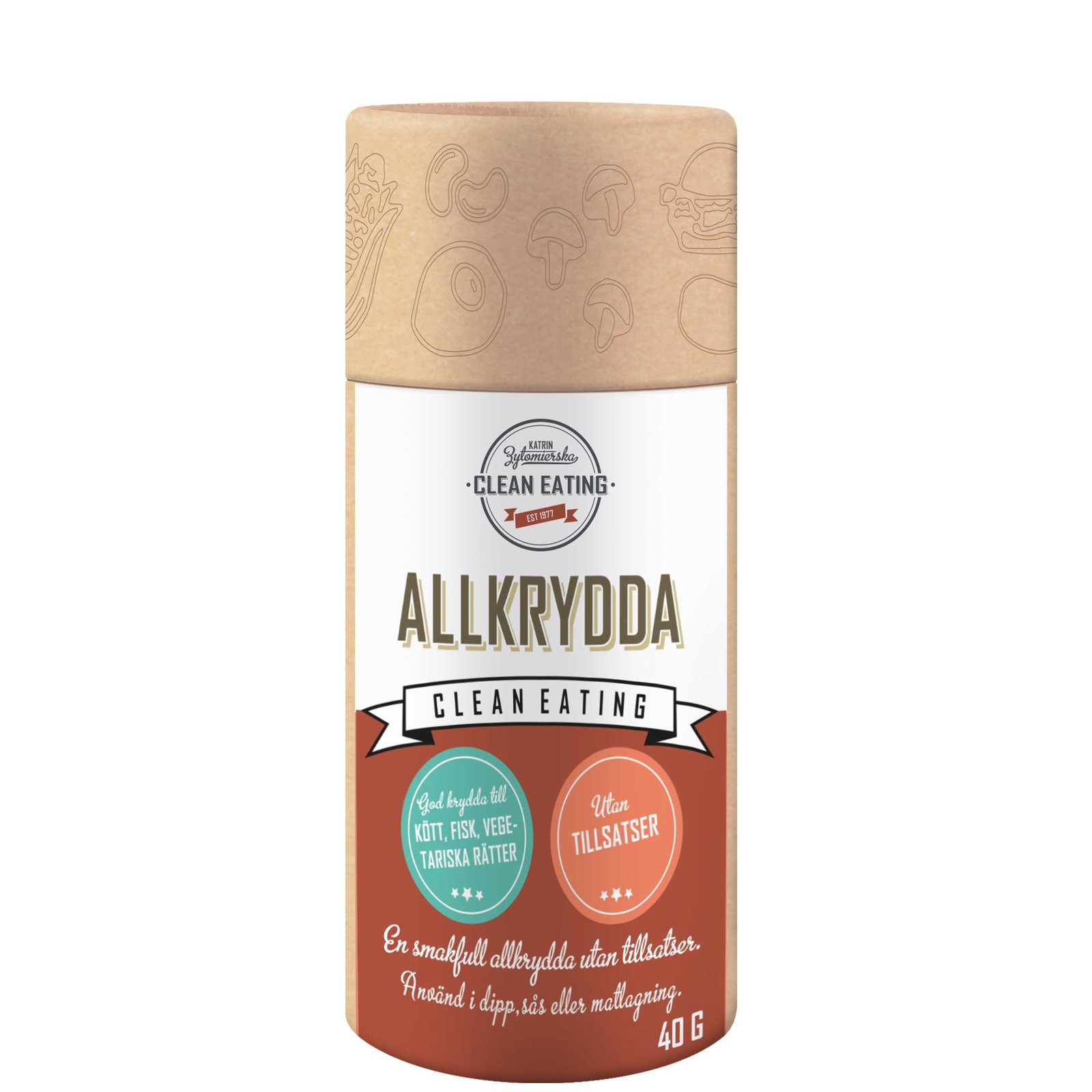 Clean Eating Allkrydda utan tillsatser 40 g