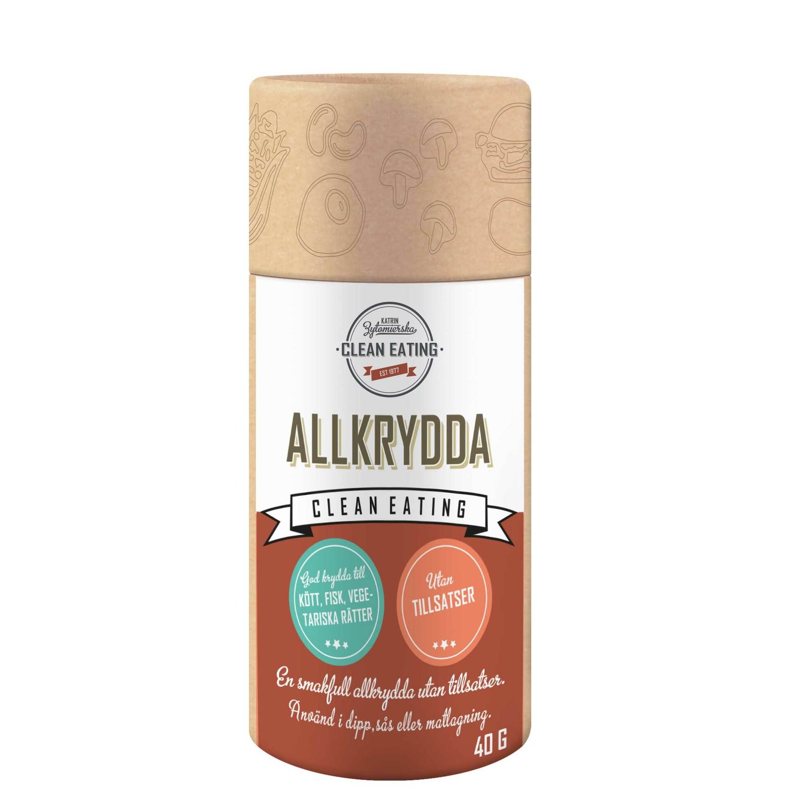Clean Eating Allkrydda utan tillsatser 40 g