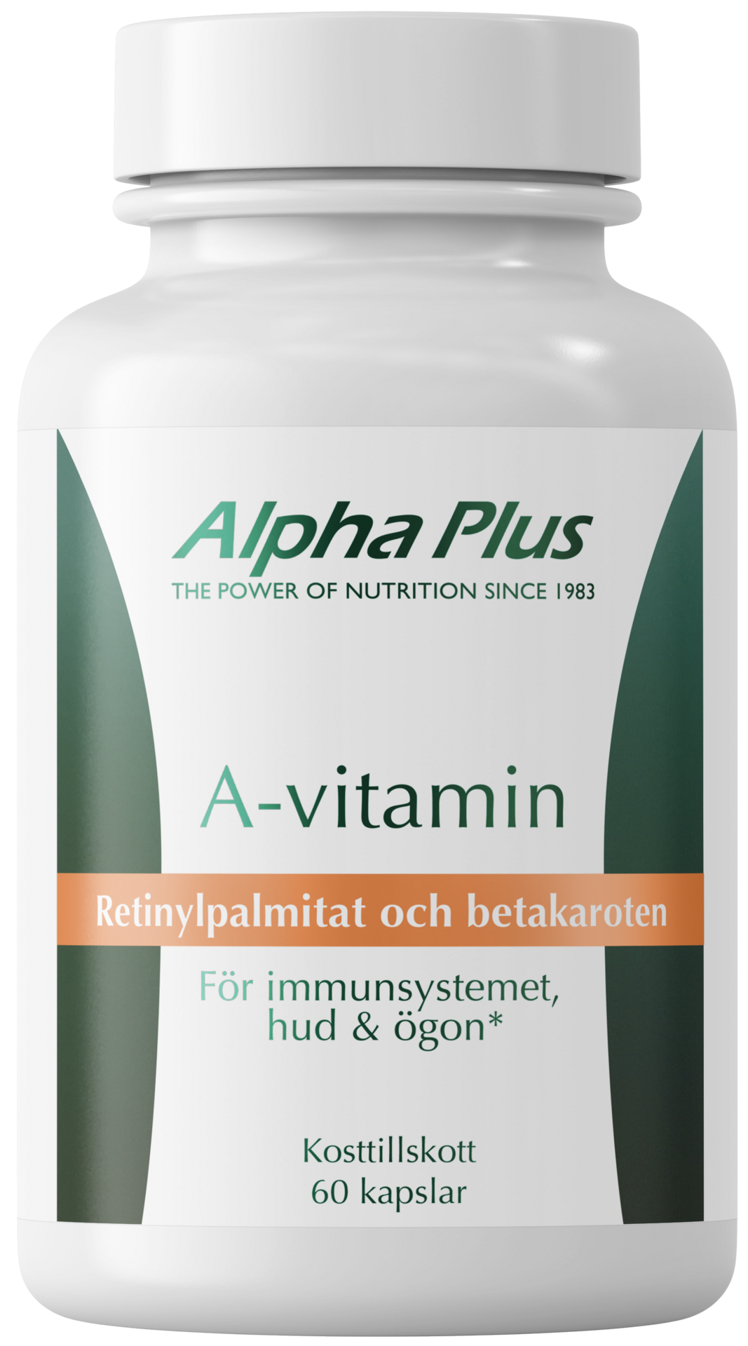 Alpha Plus A-vitamin 60 kapslar