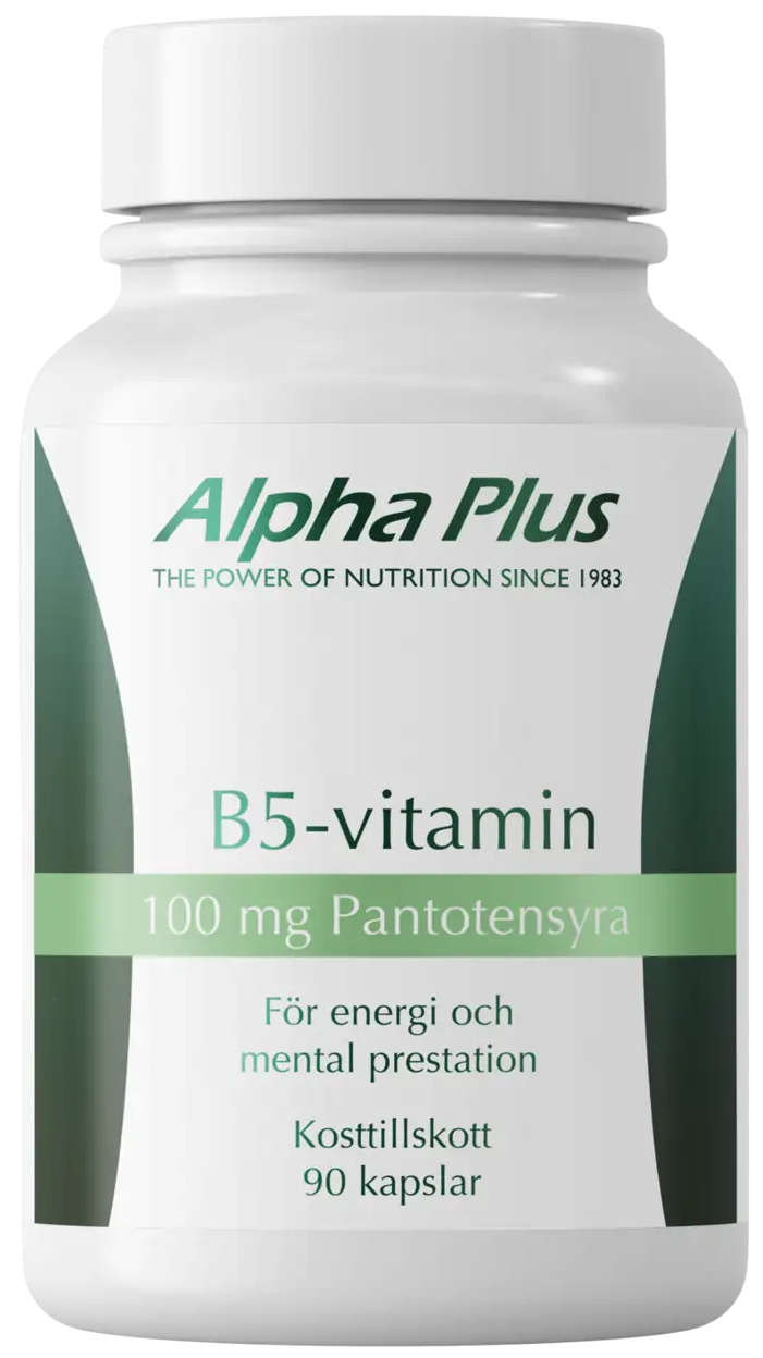 Alpha Plus B5-vitamin 90 kapslar