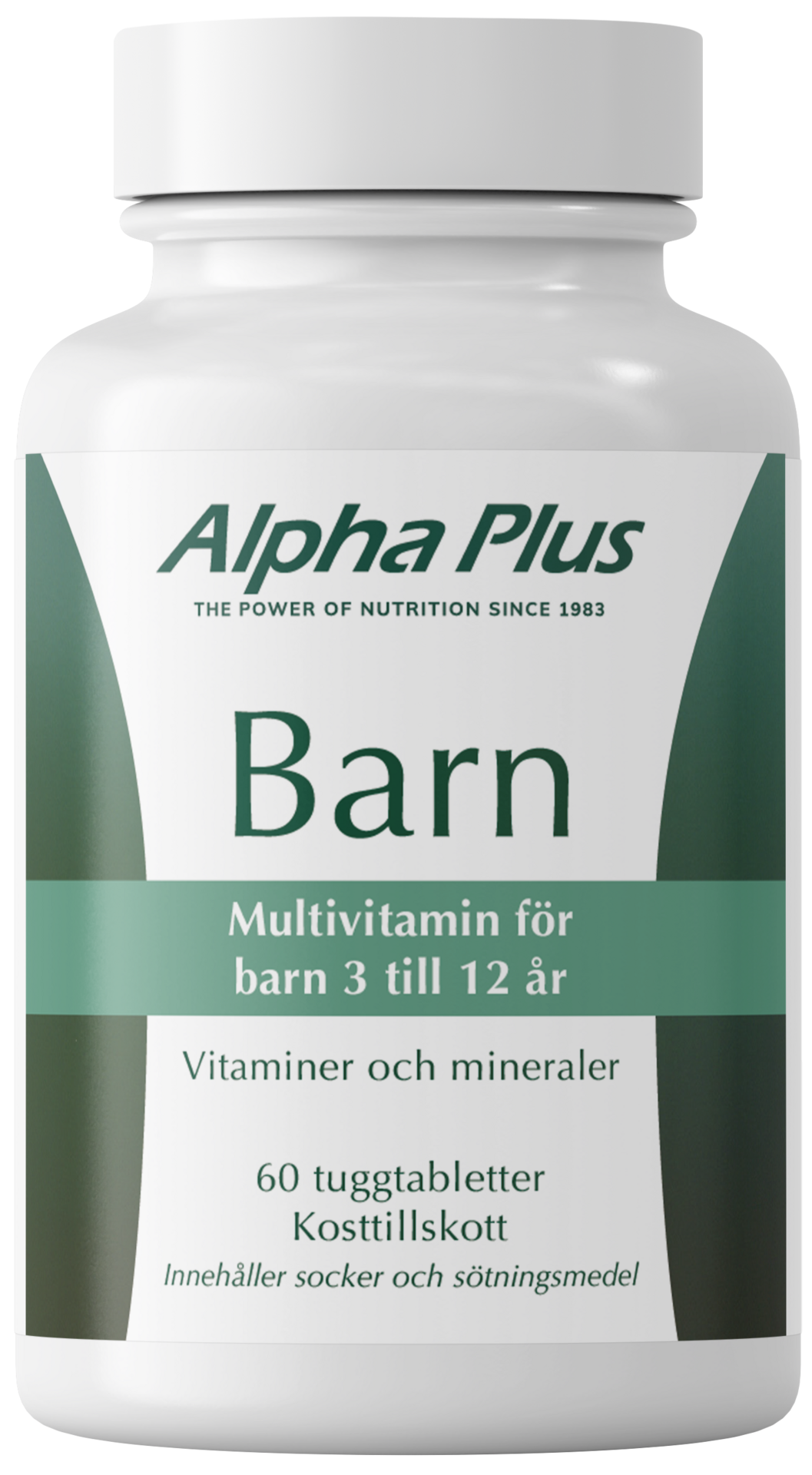 Alpha Plus Barn Multivitamin 60 tuggtabletter
