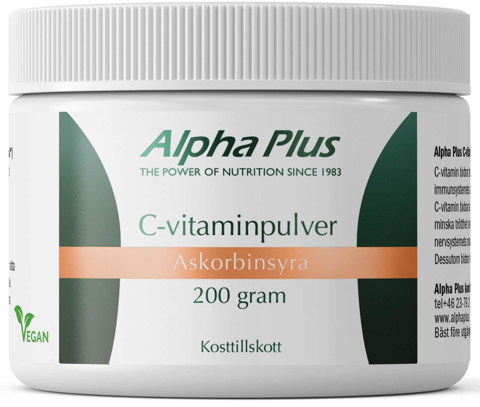 Alpha Plus C-vitaminpulver 200 g