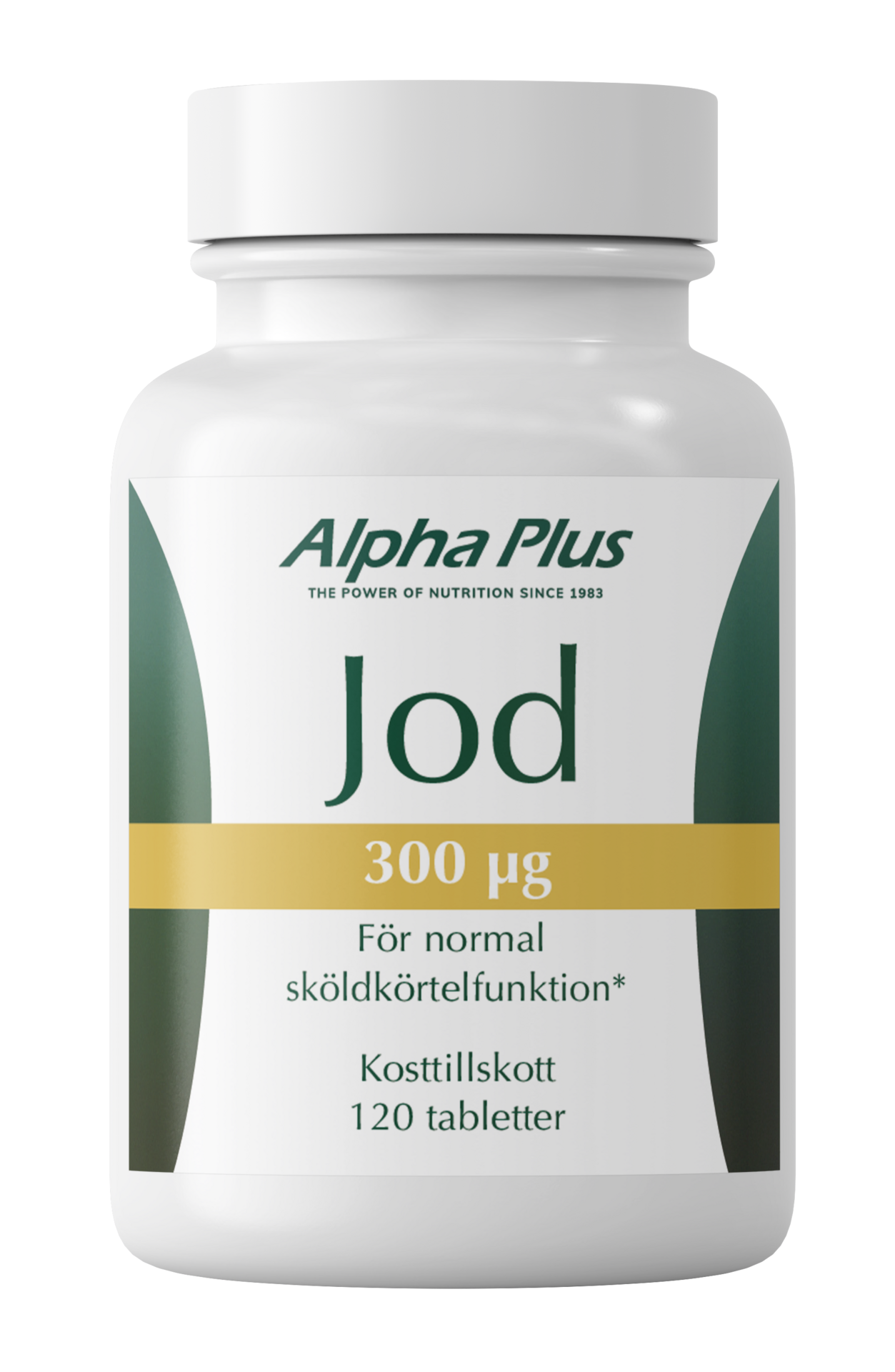 Alpha Plus Jod 300 µg 120 tabletter