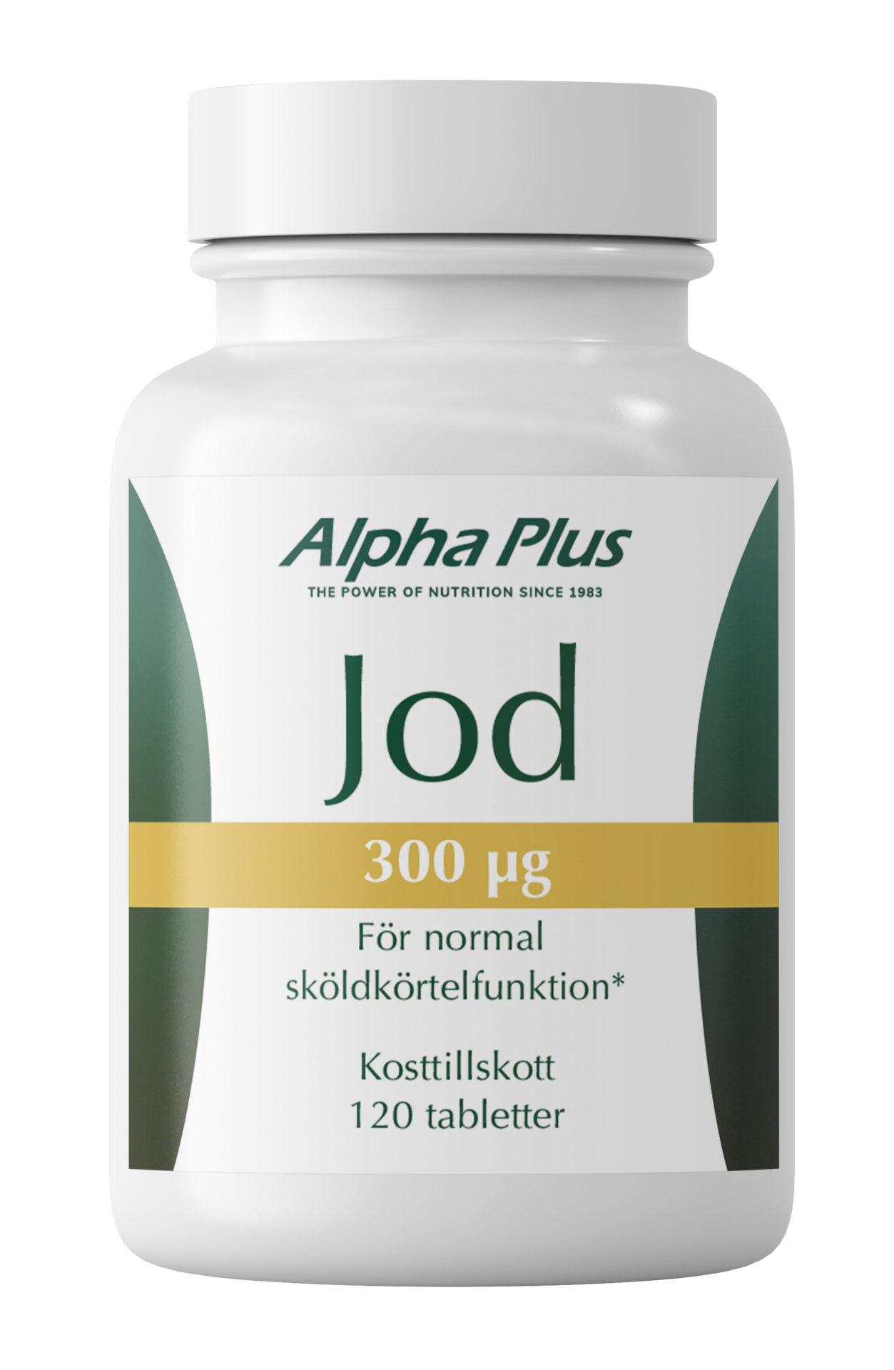 Alpha Plus Jod 300 µg 120 tabletter