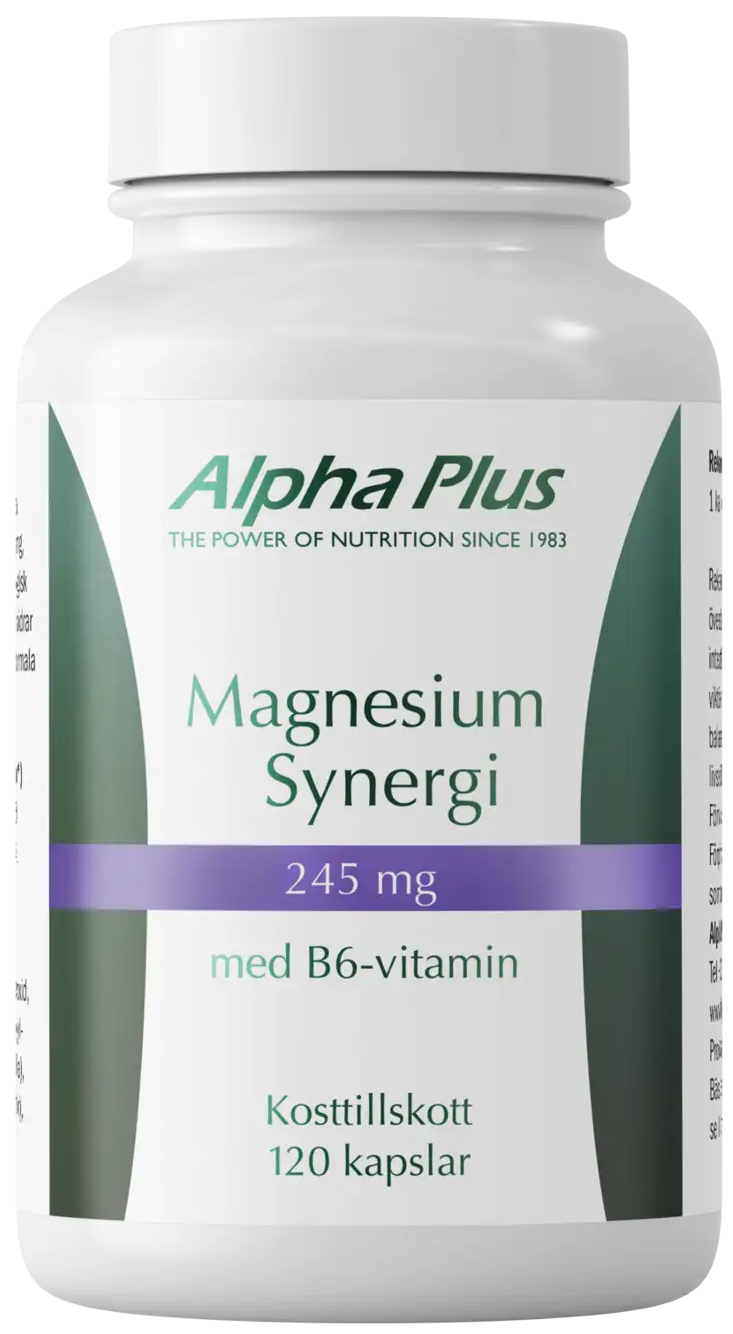 Alpha Plus Magnesium Synergi 120 kapslar