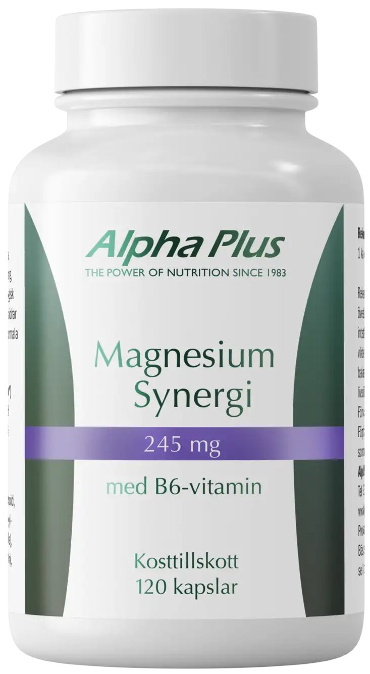 Alpha Plus Magnesium Synergi 120 kapslar