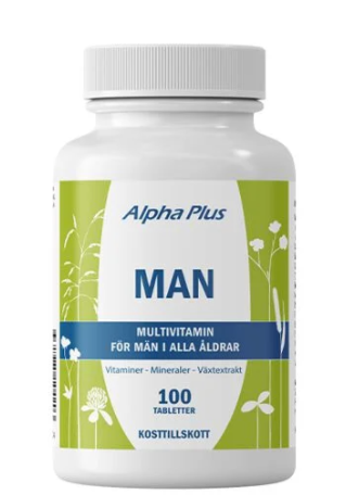 Alpha Plus Man 100 tabletter