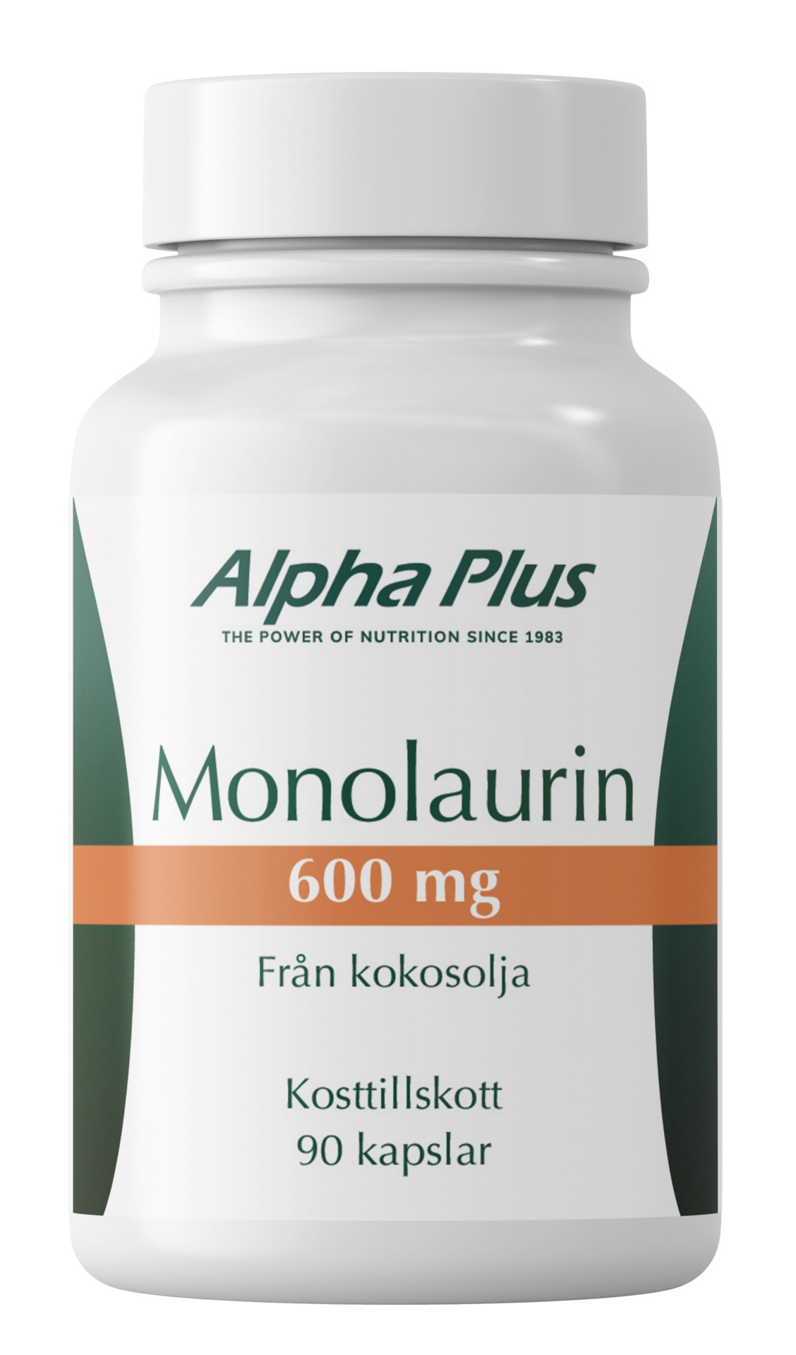 Alpha Plus Monolaurin 600mg 90 kapslar