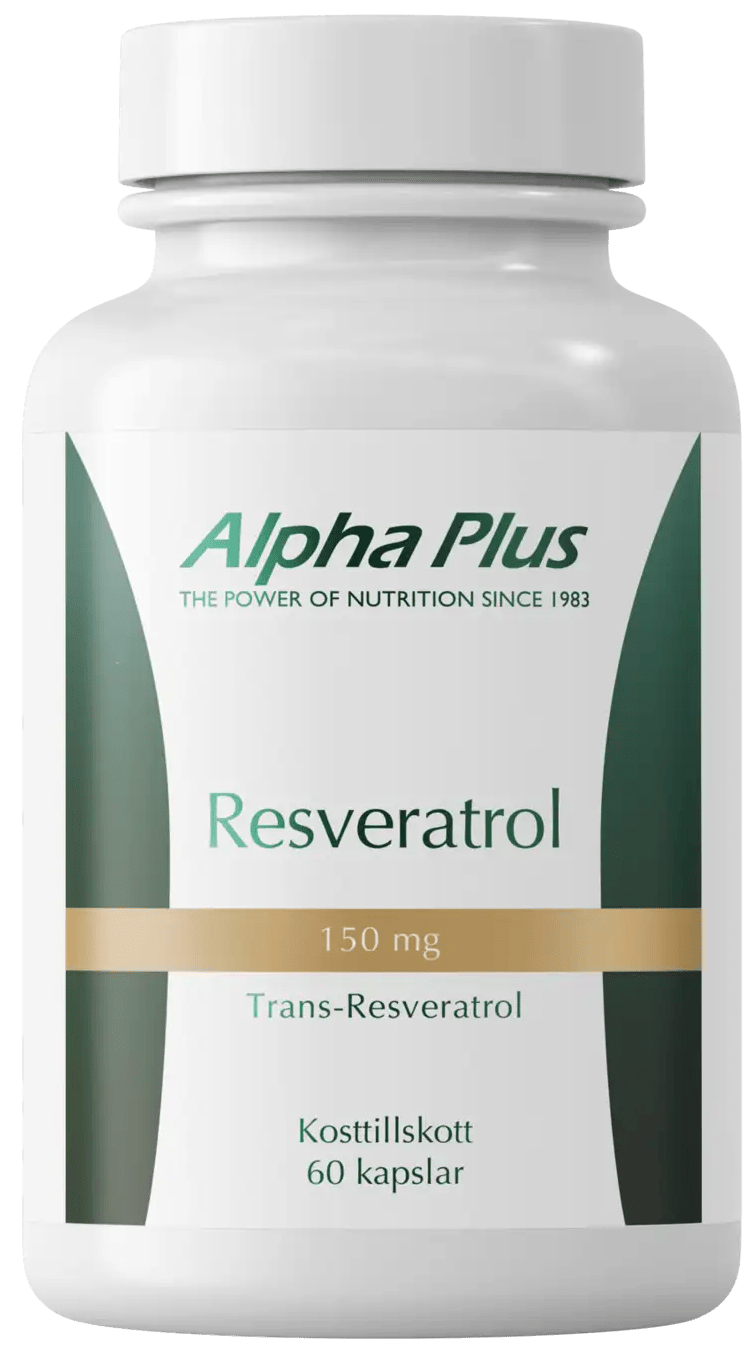 Alpha Plus Resveratrol 60 kapslar