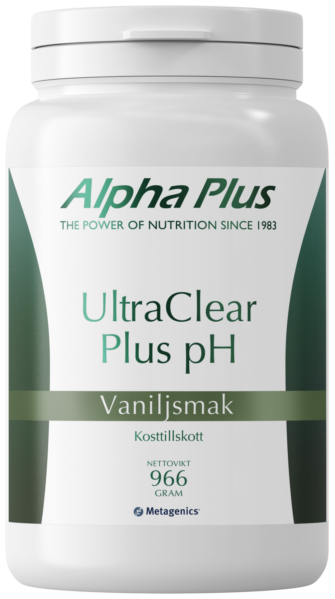 Alpha Plus UltraClear Plus pH Vaniljsmak 966g