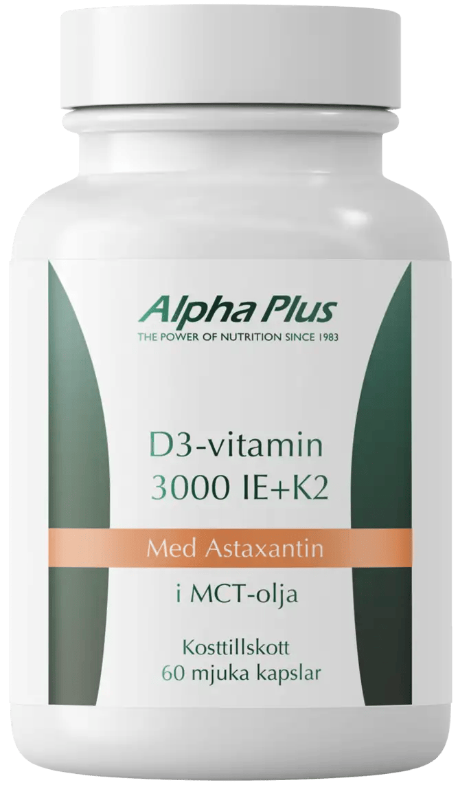 Alpha Plus D3 vitamin 3000 IE + K2 60 kapslar
