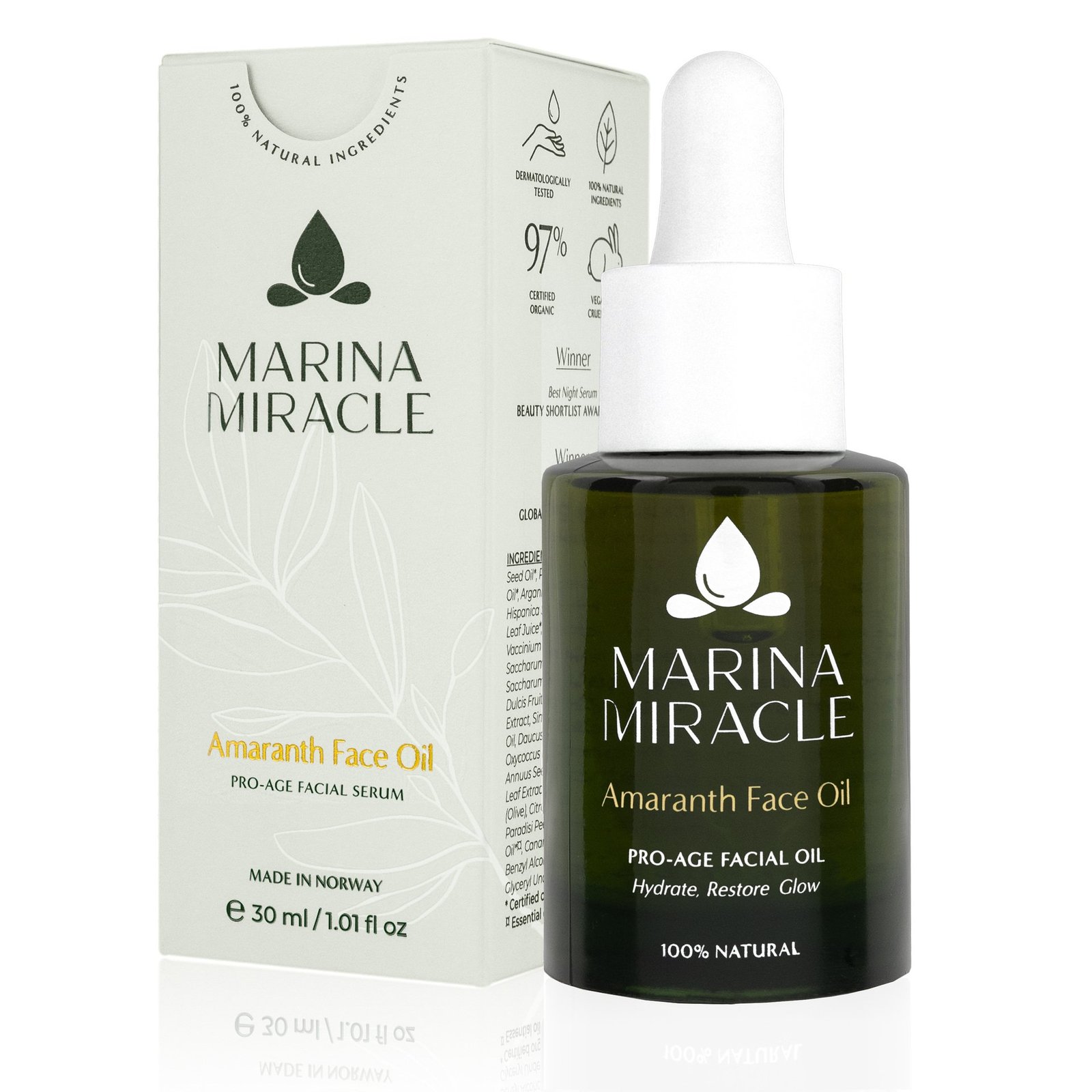 Marina Miracle Amaranth Face Oil 5 ml