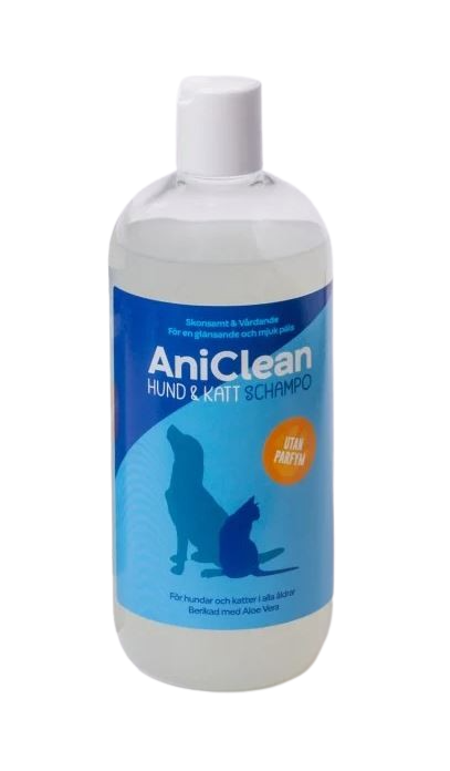 Healthy Pet Scandinavia AniClean Hund & Katt Schampo Oparfymerad 500 ml