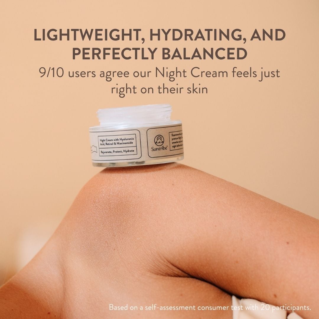 Suntribe Natural Night Cream Hyaluronic Acid, Retinol & Niacinamide 50 ml