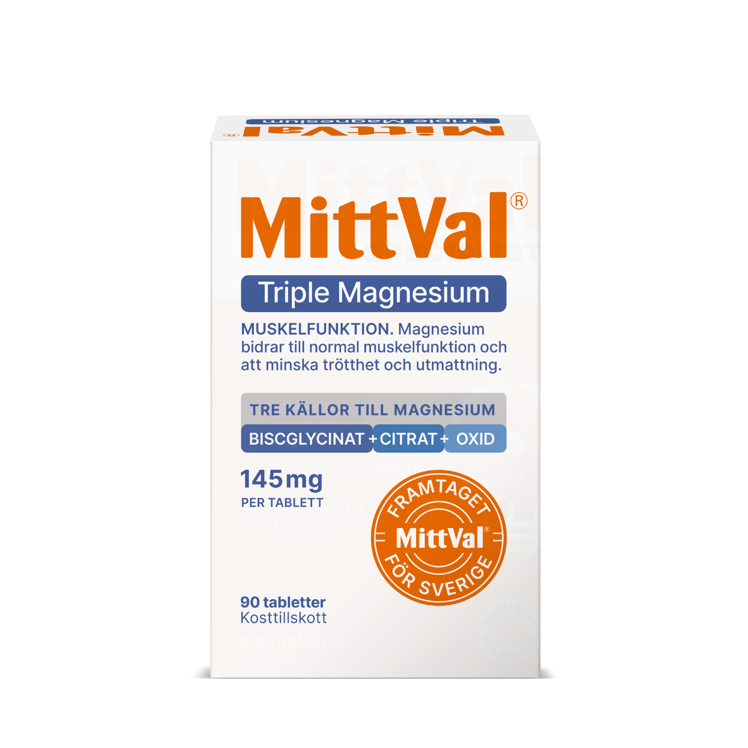 MittVal Triple Magnesium 90 st