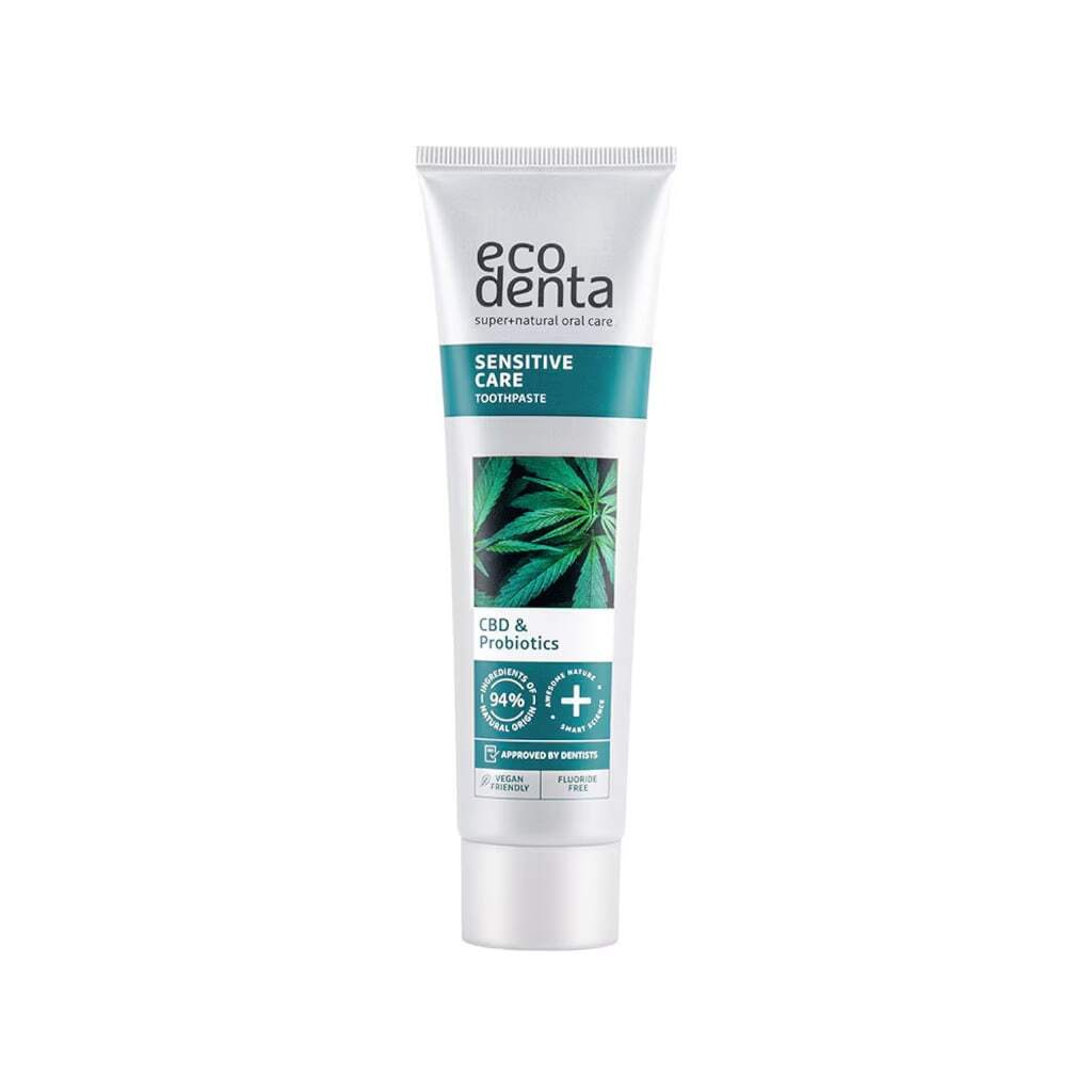 Ecodenta Sensitive Toothpaste With Cbd And Probiotics 100 ml