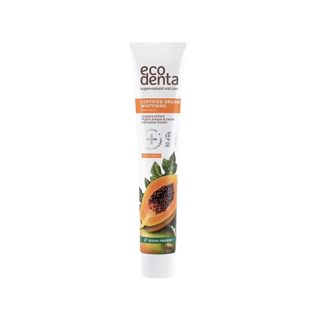 Ecodenta Organic Whitening Toothpaste With Papaya Extract 75 ml