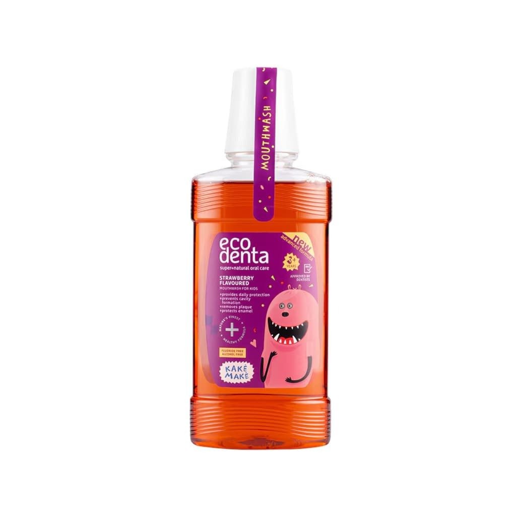 Ecodenta Kakes Makes Strawberry Flavour Kids Mouthwash 250 ml
