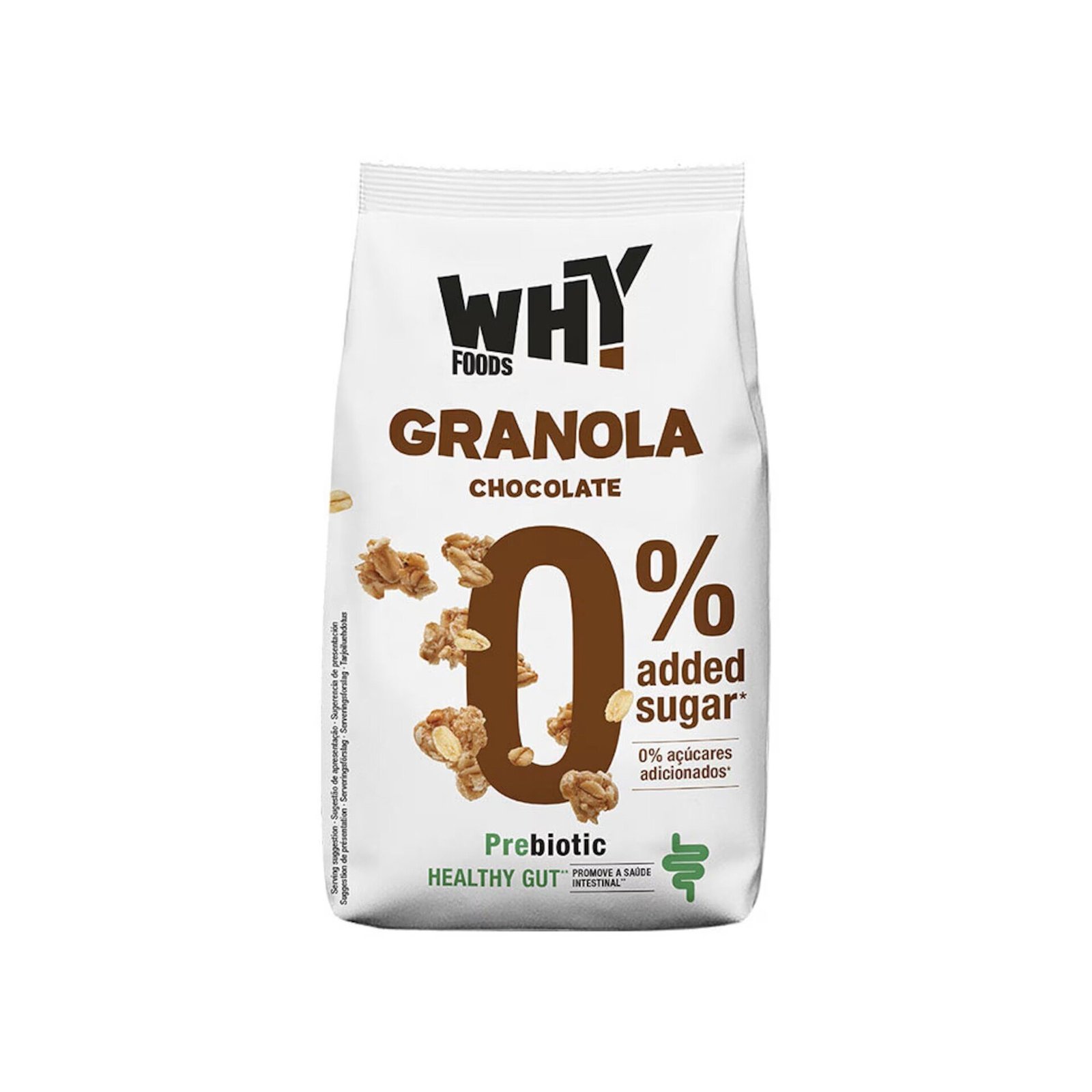 WHY FOODS Granola Chocolate 0% Sugar 300 g