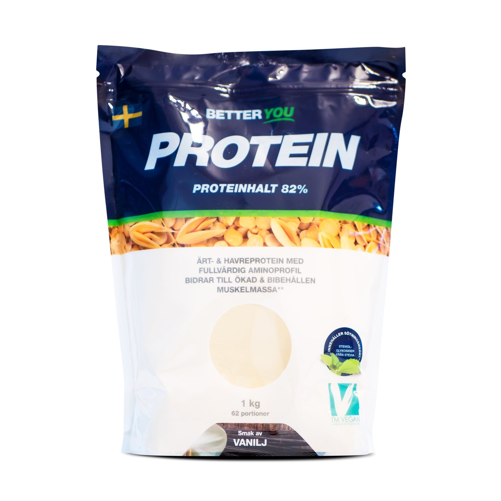 Better You Ärt- & Havreprotein Vanilj 1 kg