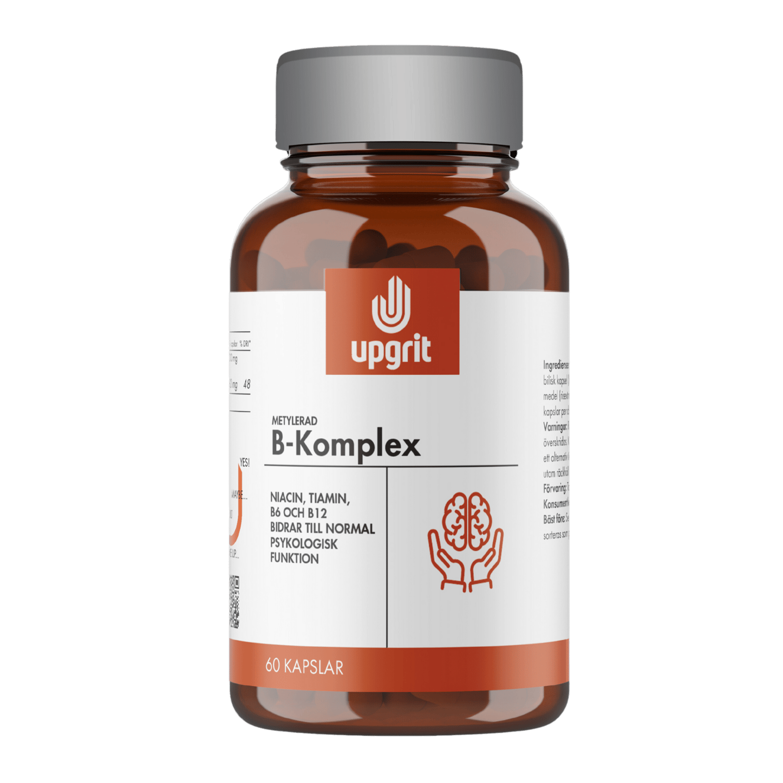 upgrit B-Komplex 60 kapslar