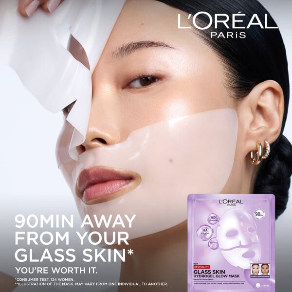 L'Oréal Paris Revitalift Filler Glass Skin Mask 1 st