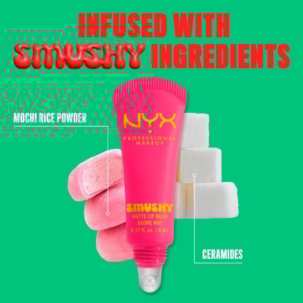 NYX Professional Makeup Smushy Matte Läppbalsam 3 Sweet Smack 8 ml