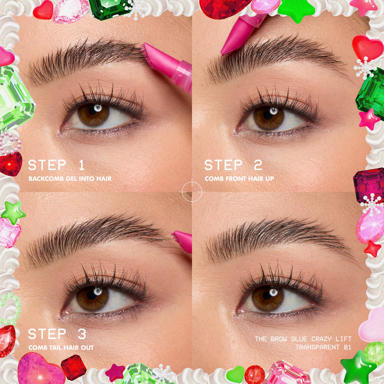 NYX Professional Makeup Brow Tint Espresso och The Brow Glue Crazy Lift
