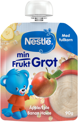 Nestlé Min Frukt Gröt Äpple & Banan 6 månader 90 g