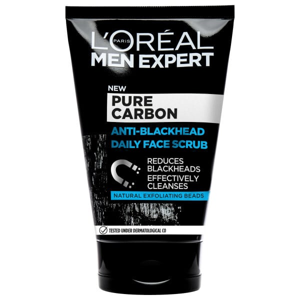 L'Oréal Paris Men Expert Pure Carbon Anti-Blackhead Daily Face Scrub 100 ml