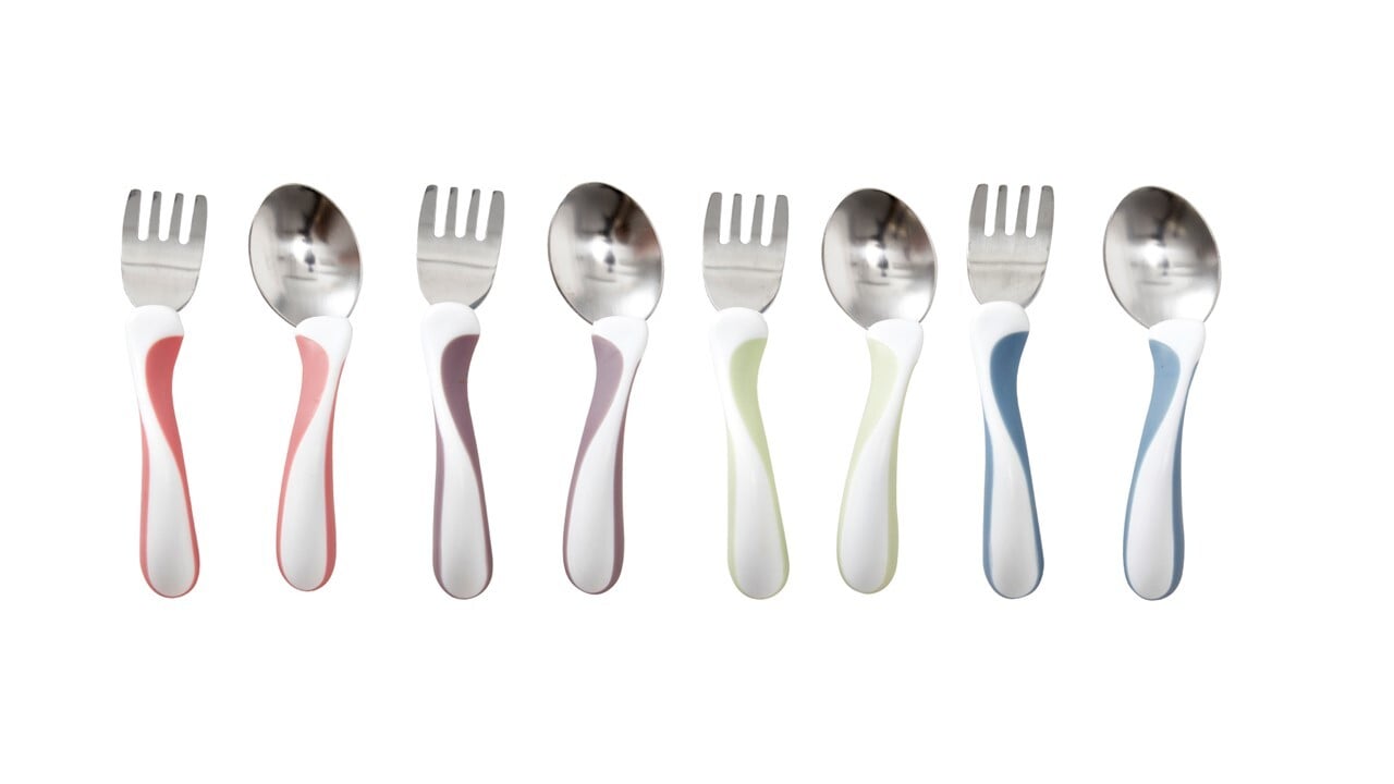 Bambino Äta själv-bestick  - Blandade färger