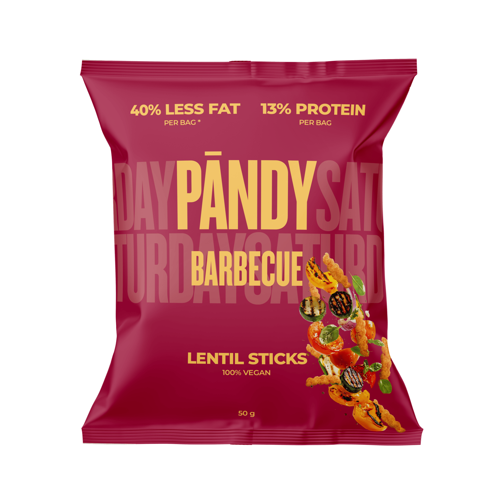 Pändy Lentil Sticks Barbecue 50 g