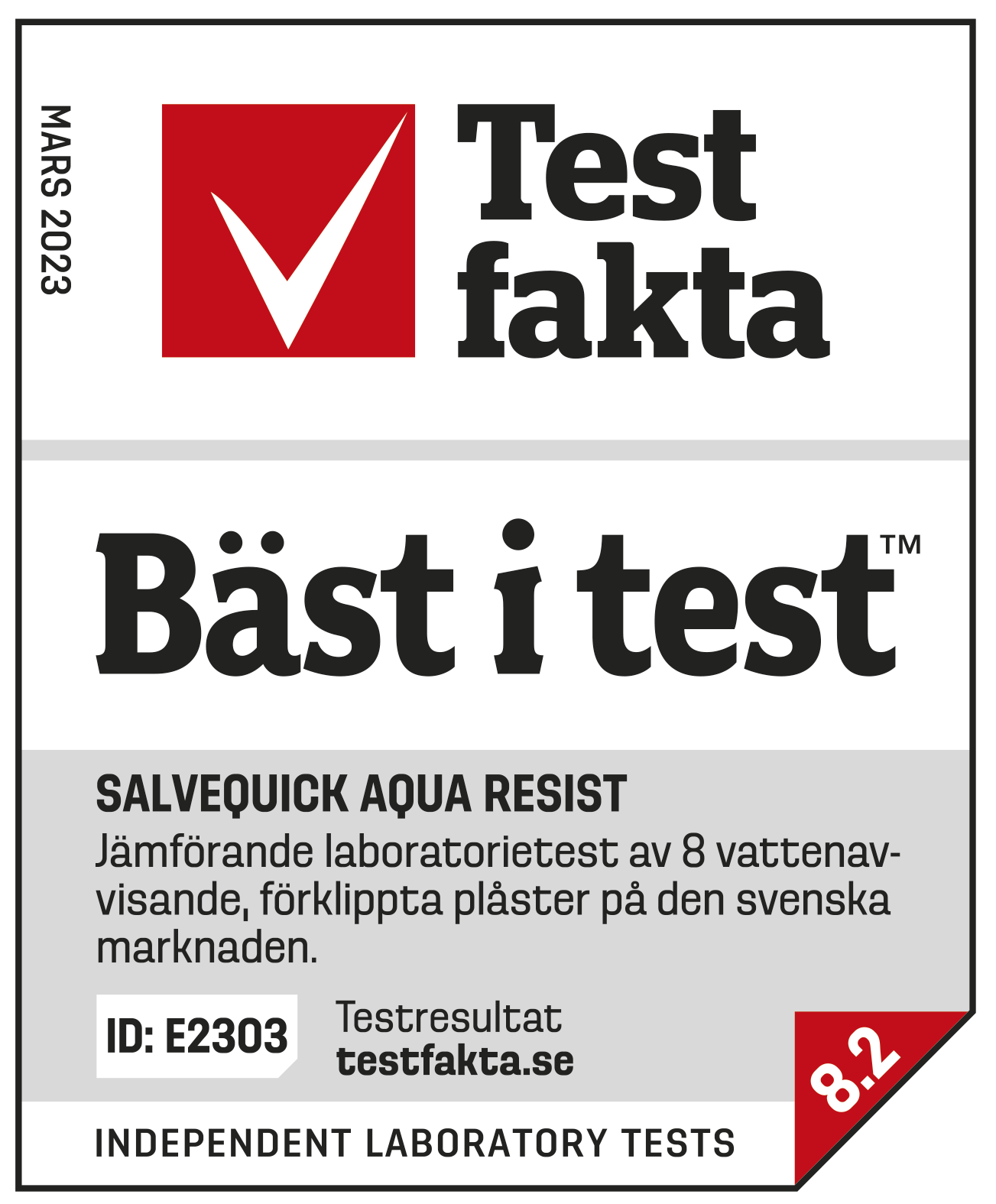 Salvequick Aqua Resist Medium 20 st