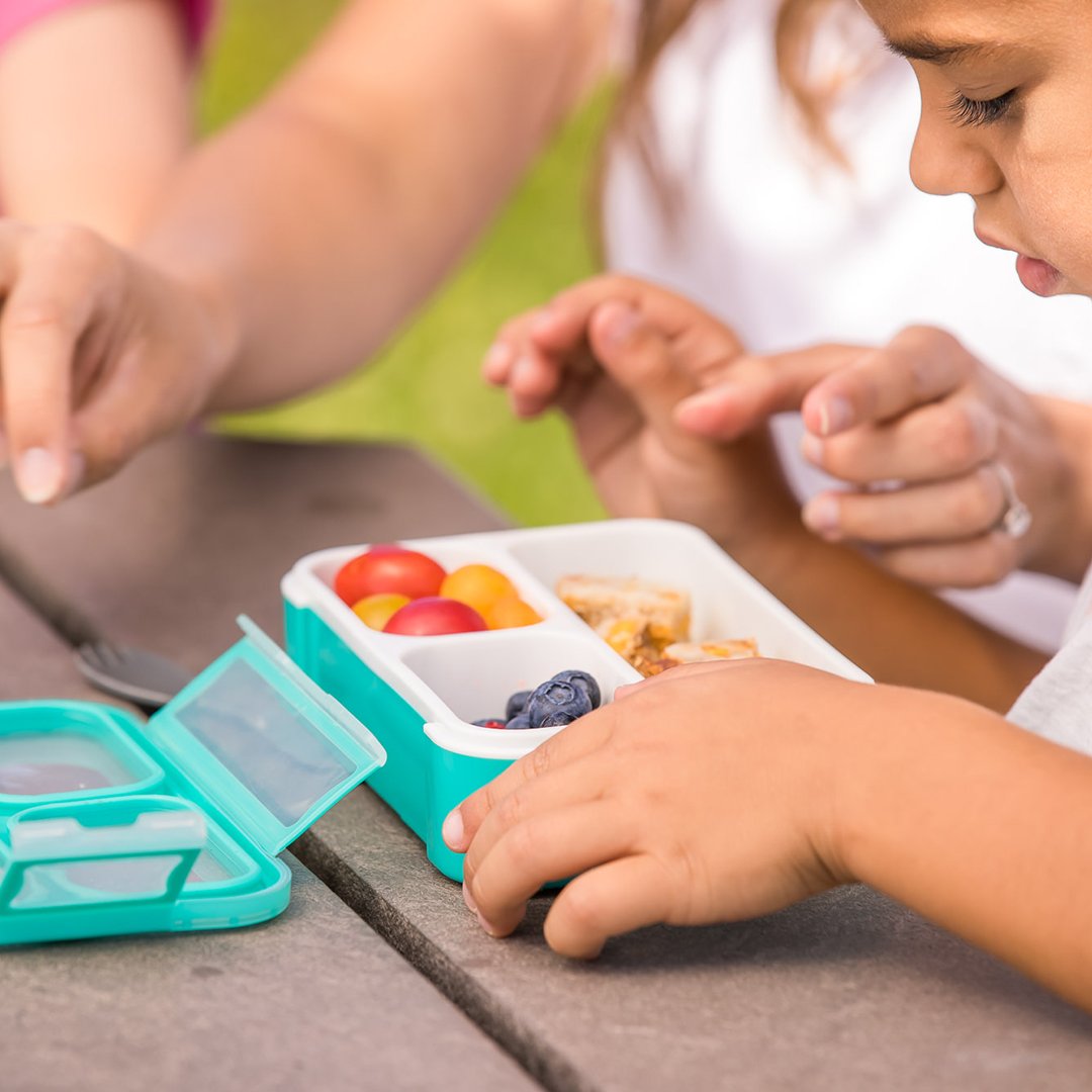 bblüv Matlåda & Bestick Blå 1 set