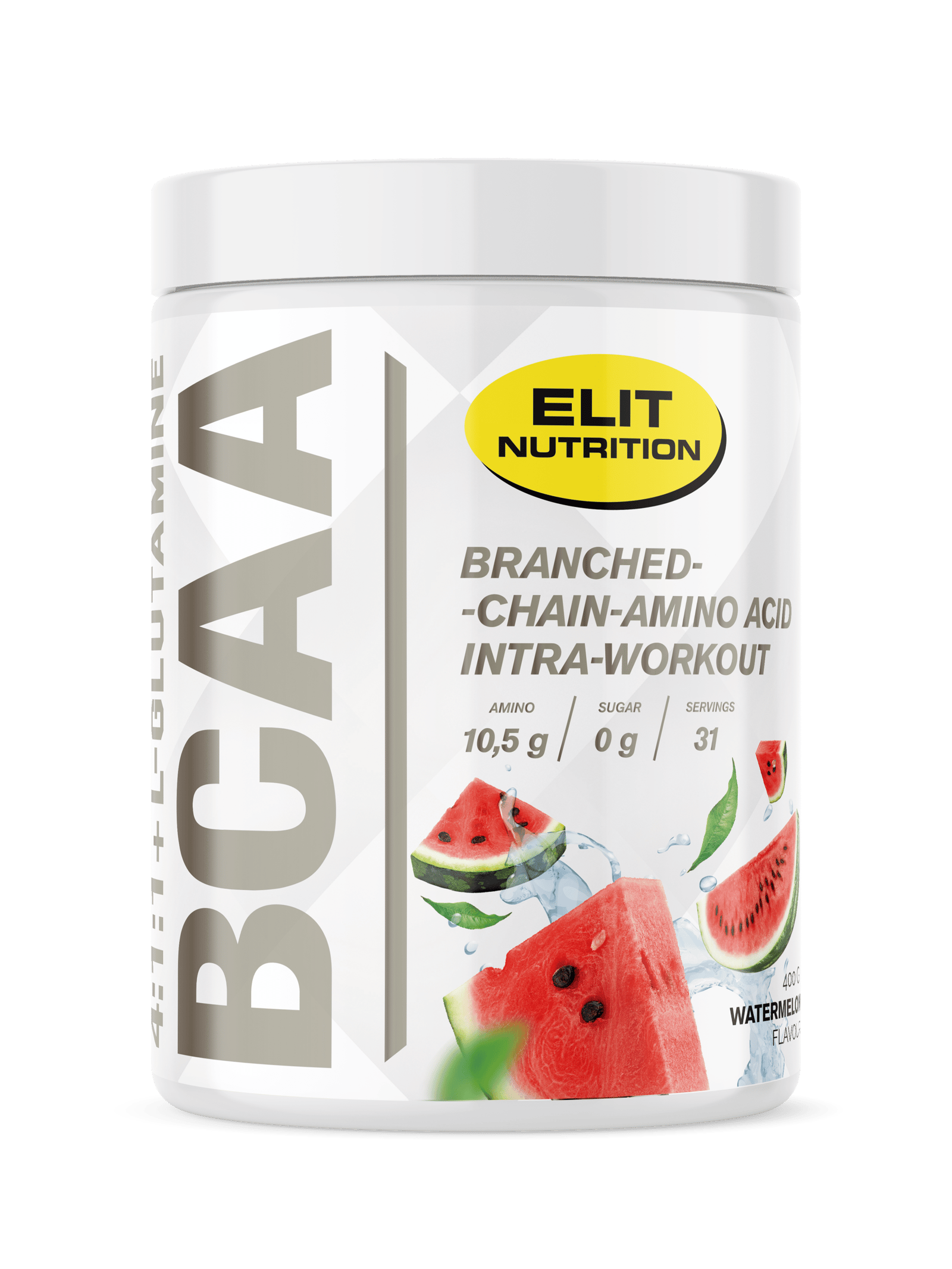 Elit Nutrition BCAA 4:1:1 + L-glutamine Watermelon 400 g