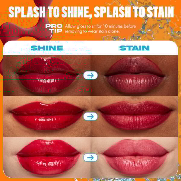 NYX Professional Makeup Lip I.V. Lip Gloss Stain 03 Splash N Spice 5 ml