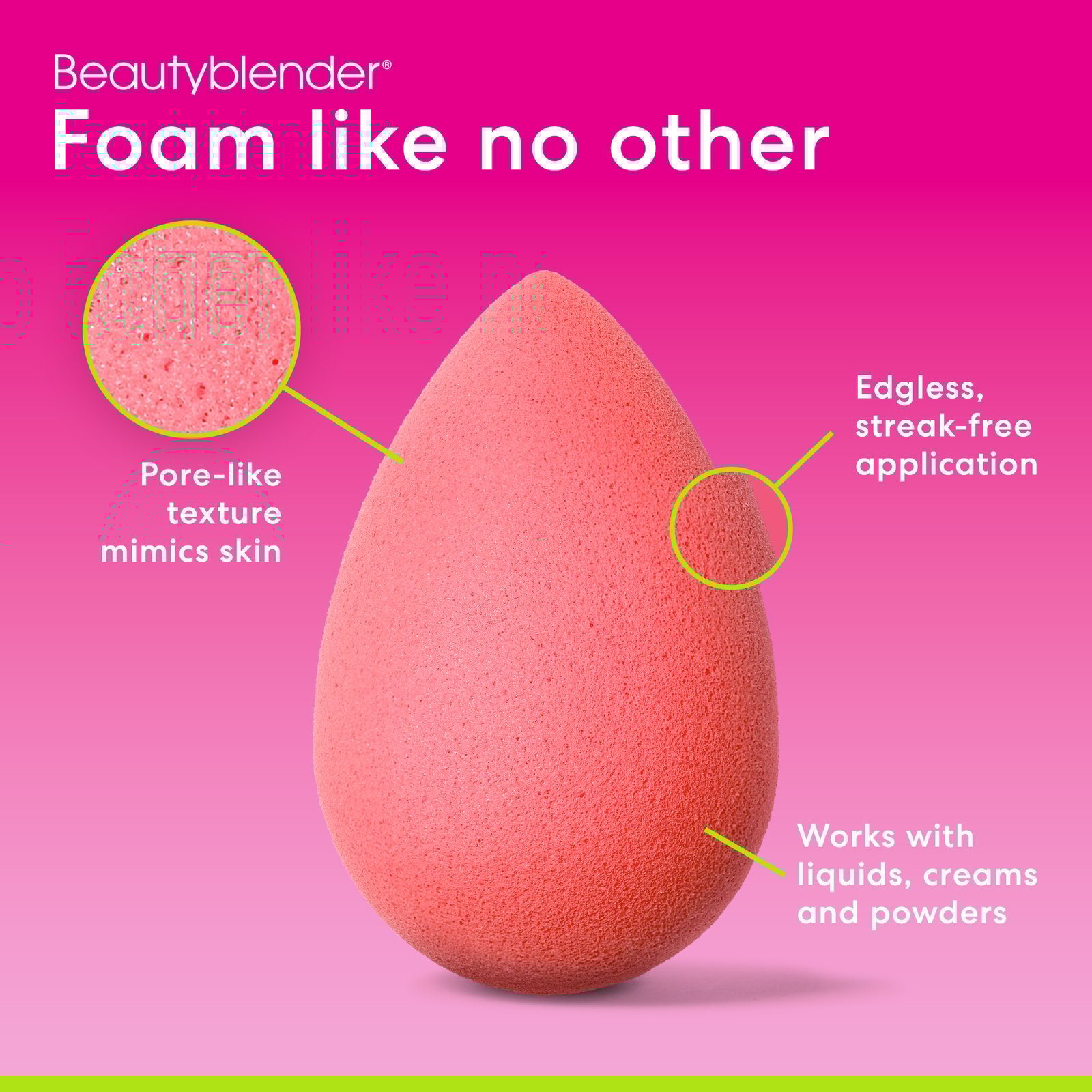 Beautyblender Beauty Blusher Coral Pink Cheeky 1 st