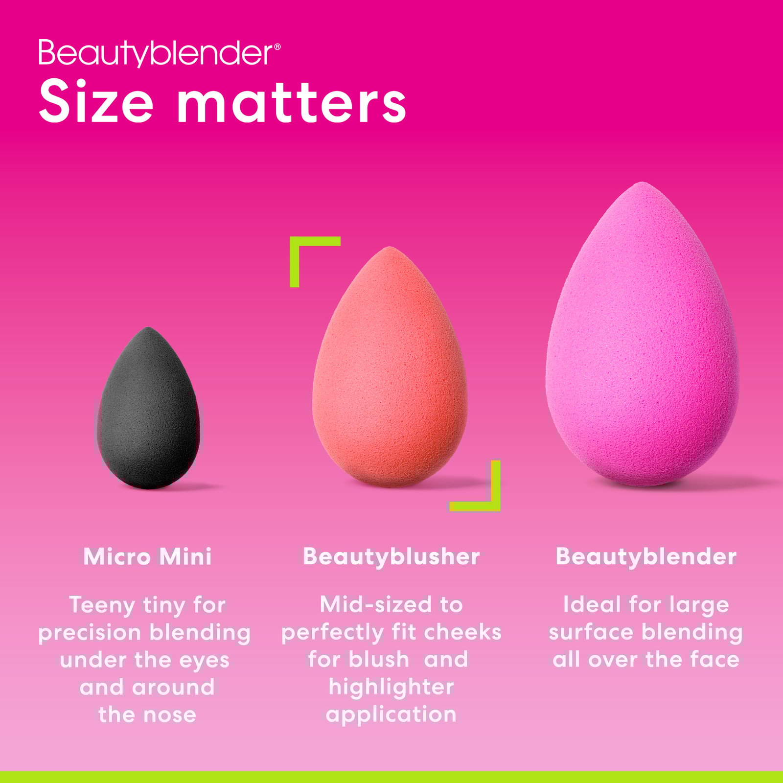Beautyblender Beauty Blusher Coral Pink Cheeky 1 st