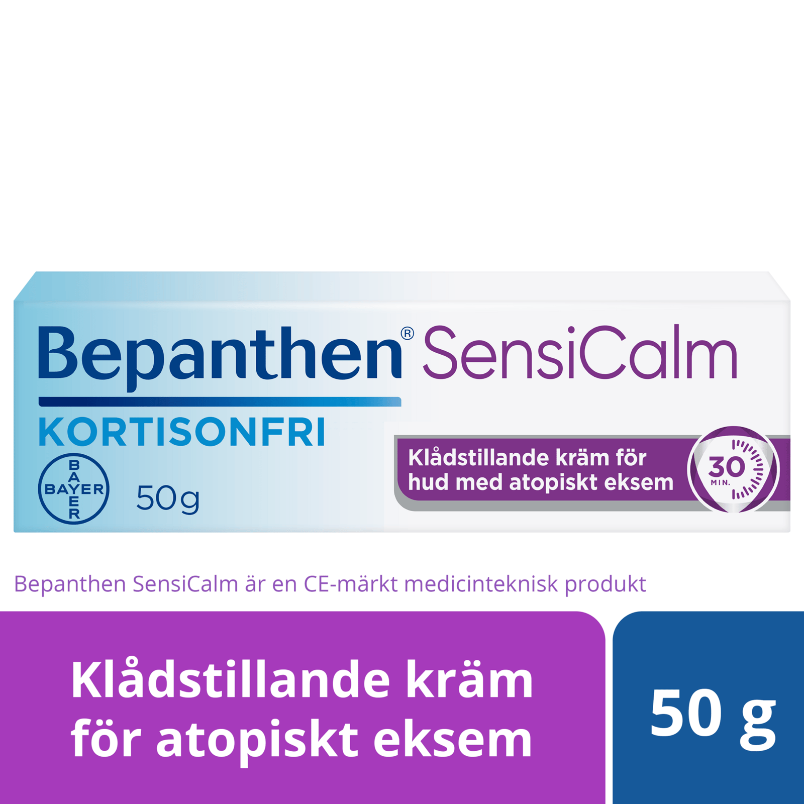 Bepanthen Sensicalm Kortisonfri Kräm 50 g