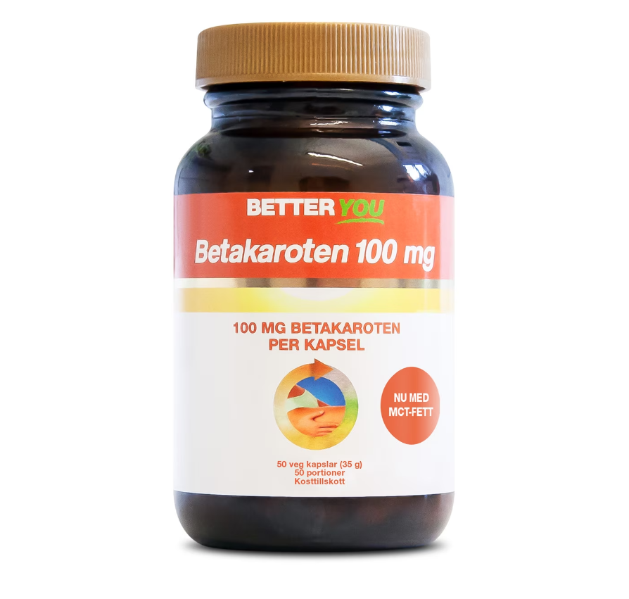Better You Betakaroten 100mg 50 kapslar