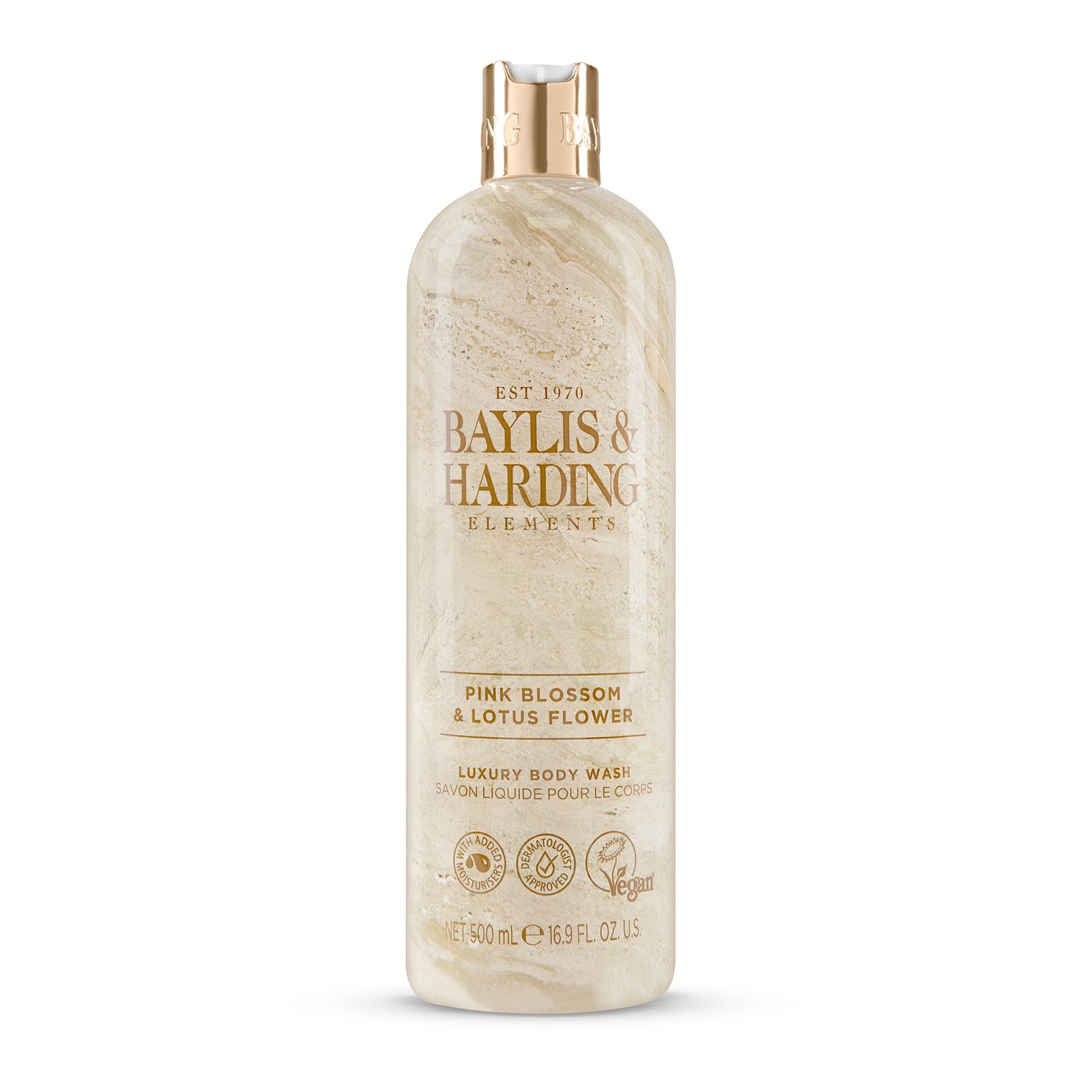 Baylis & Harding Elements Pink Blossom & Lotus Flower Body Wash 500 ml