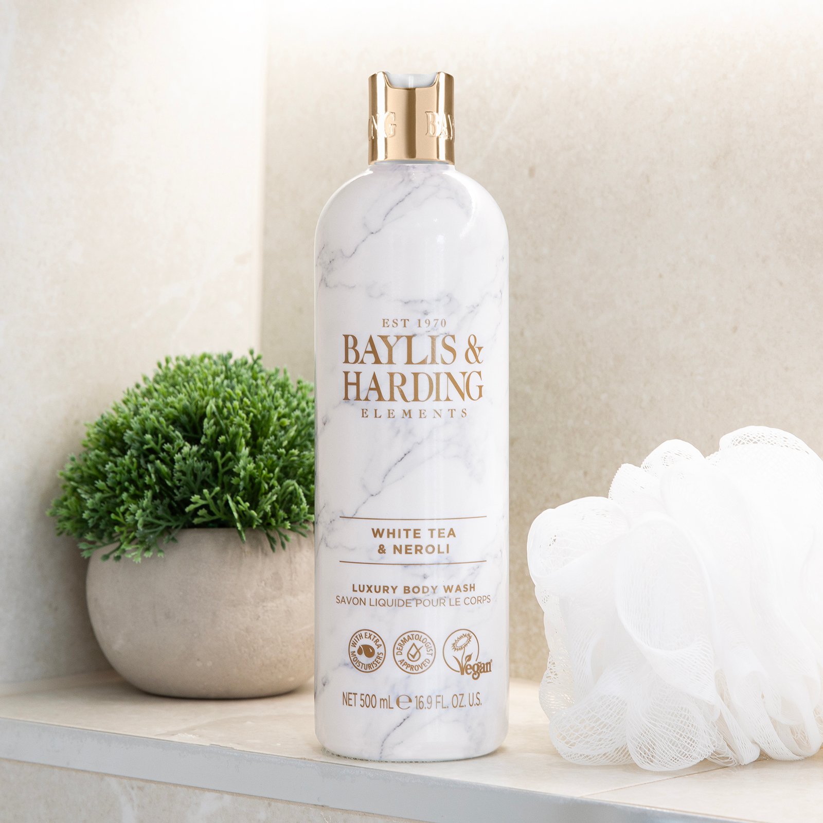 Baylis & Harding Elements White Tea & Neroli Body Wash 500 ml