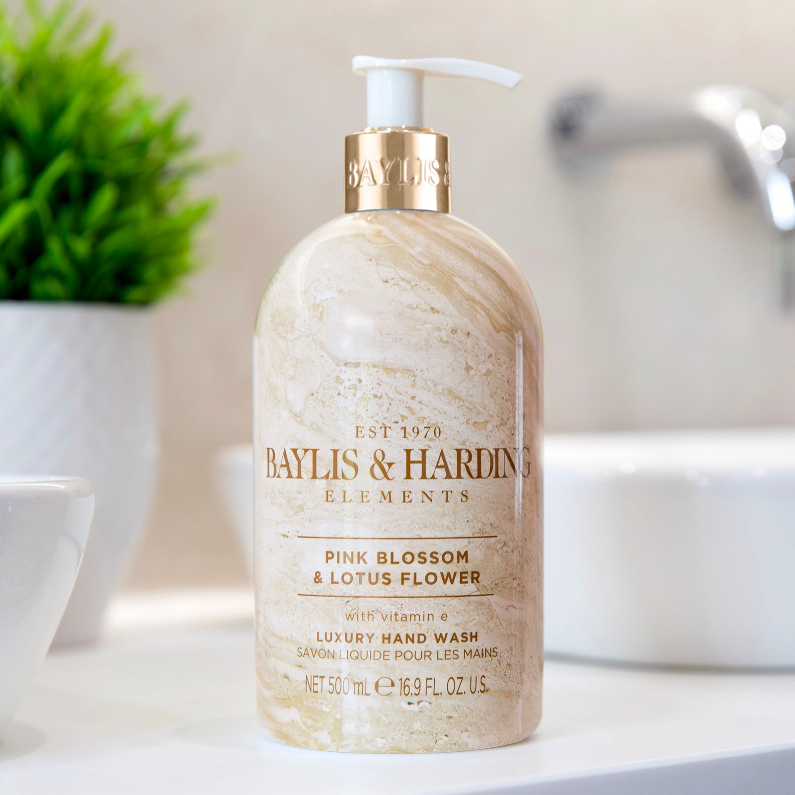Baylis & Harding Elements Pink Blossom & Lotus Flower Hand Wash 500 ml