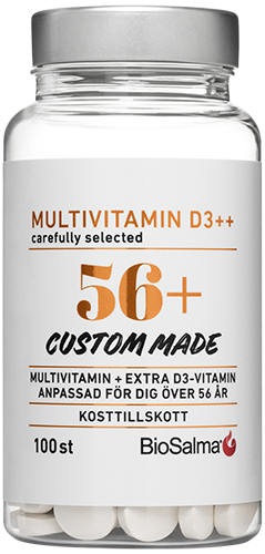 BioSalma Multivitamin 56+ D3++ 100 tabletter