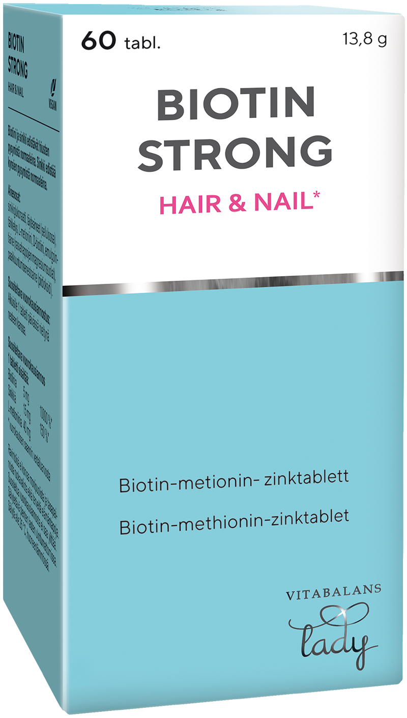 Biotin Strong Hair & Nail 60 tabletter