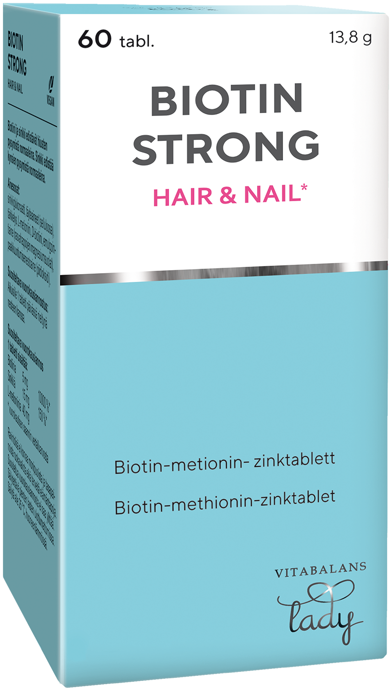 Biotin Strong Hair & Nail 60 tabletter