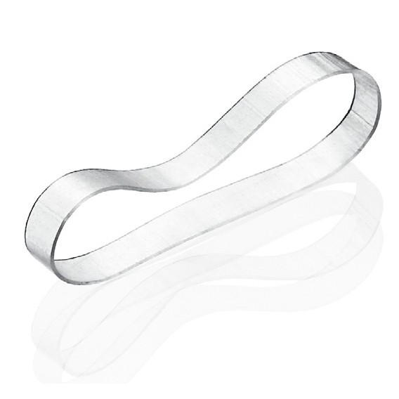 BLAX Snagg-Free Hair Elastics 4 mm Clear 8 st